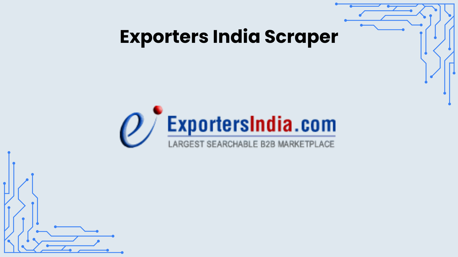 Exporter India Scraper Result